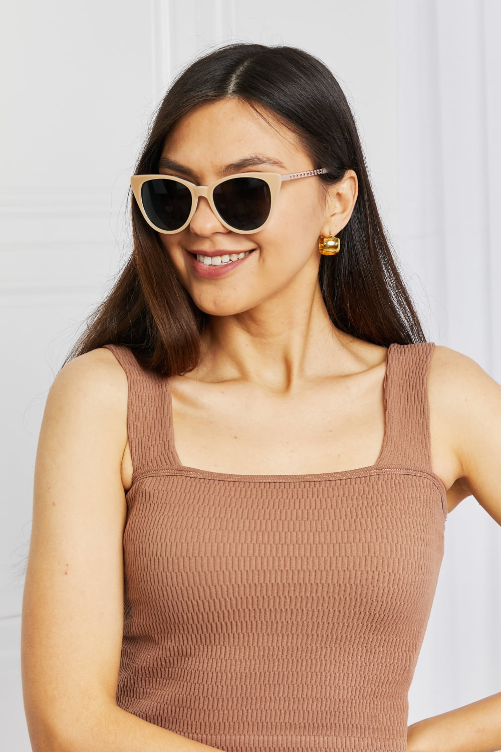 Honeybee Mumford's Cat-Eye Acetate Frame Sunglasses