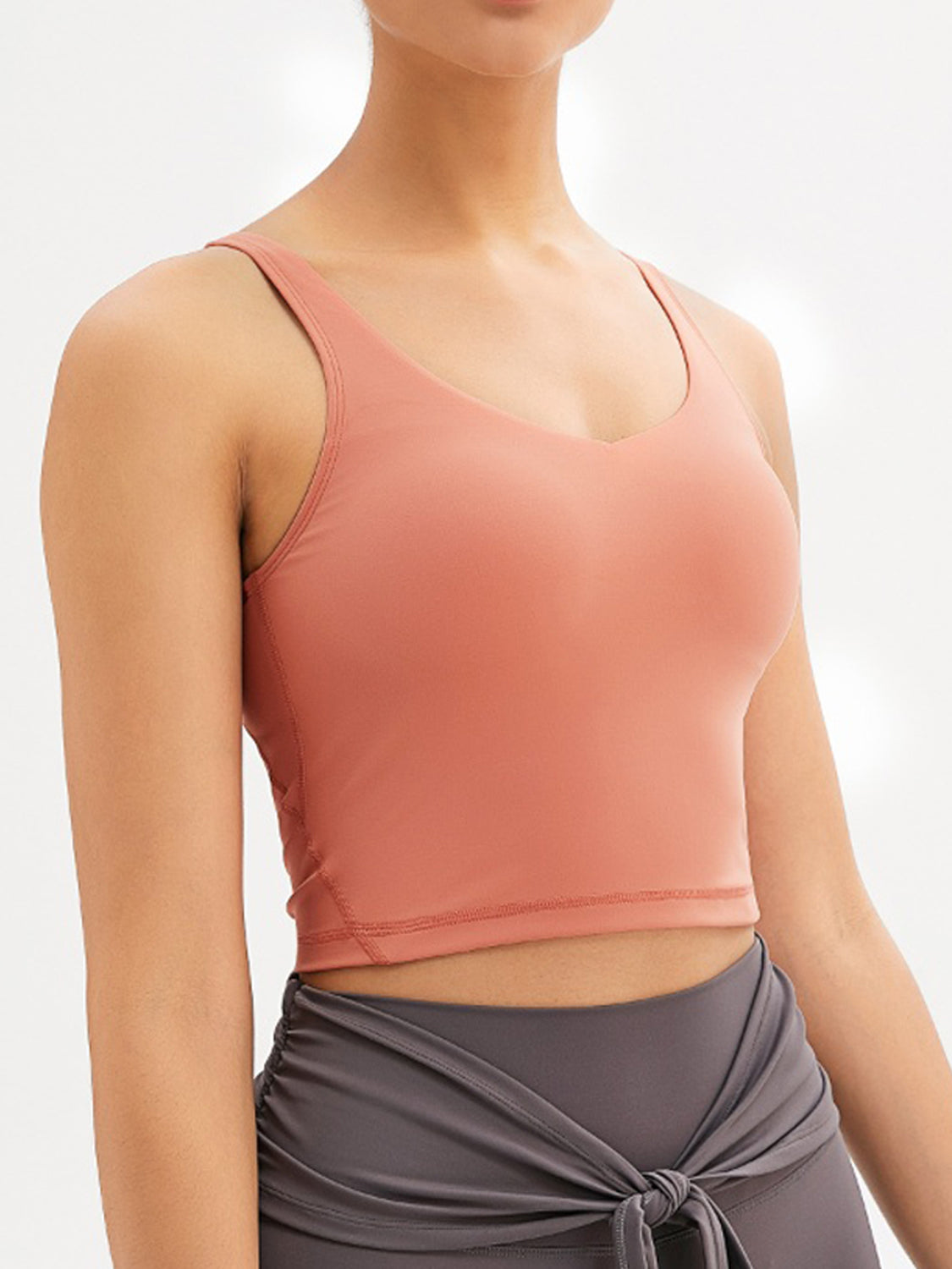 Honeybee Mumford's Scoop Neck Wide Strap Active Tank