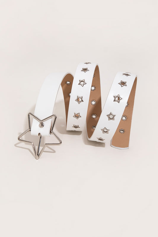 Honeybee Mumford's Leather Star Shape Buckle Belt