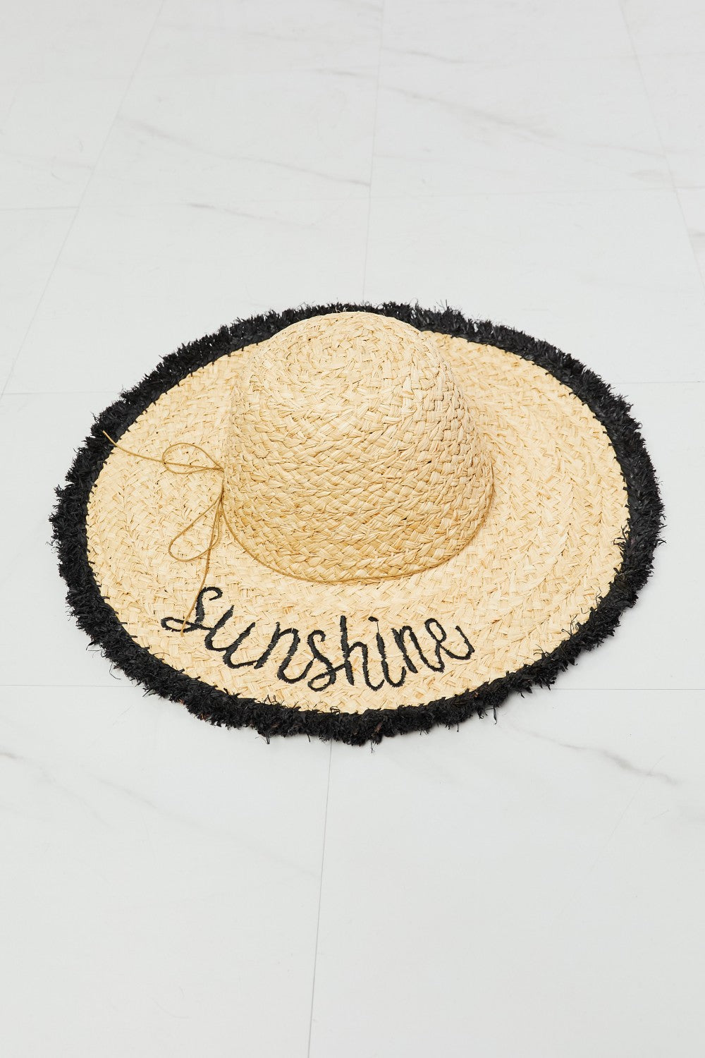 Honeybee Mumford's Sunshine Straw Fringe Hat