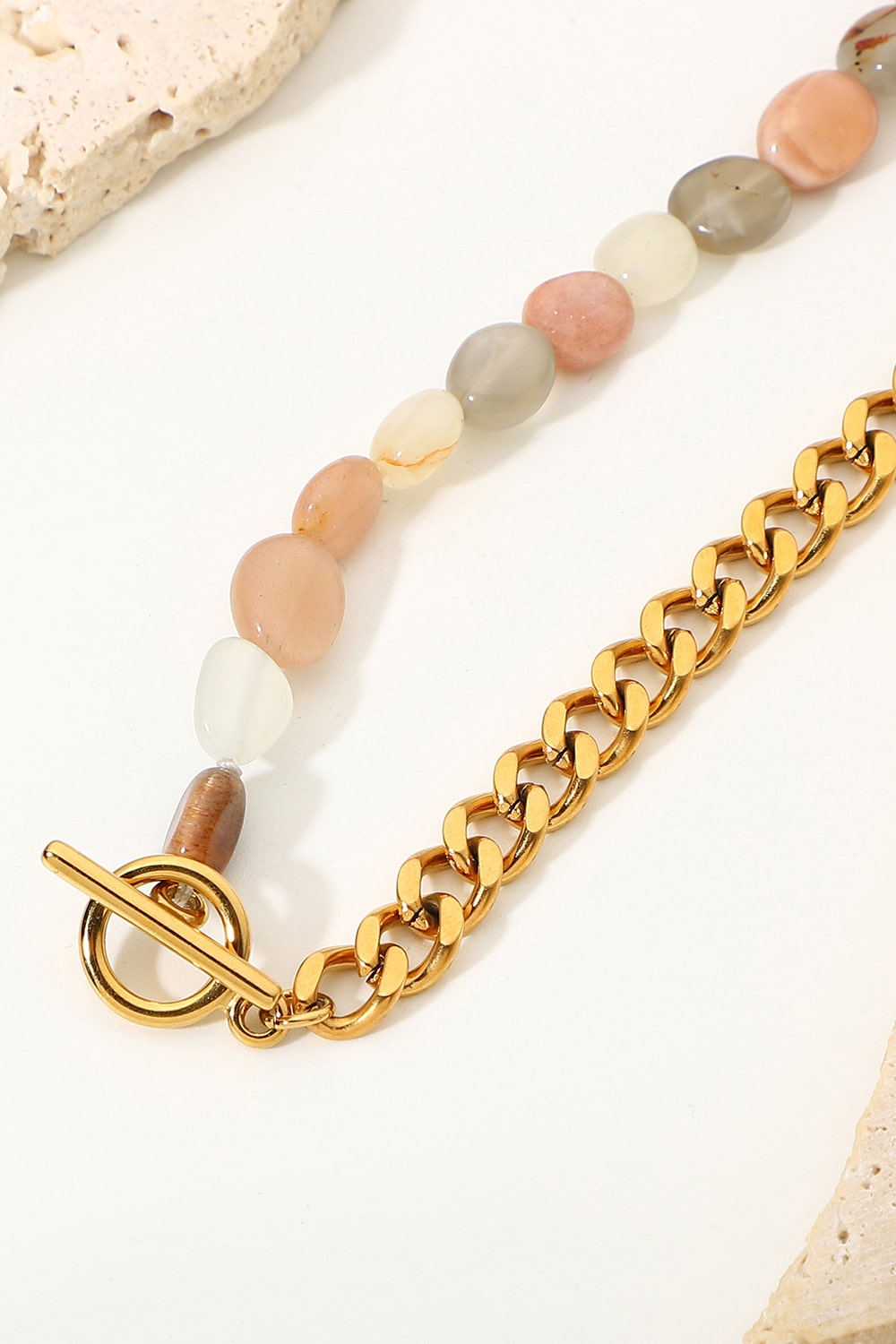 honeybee Mumford's Half Bead Half Chain Necklace