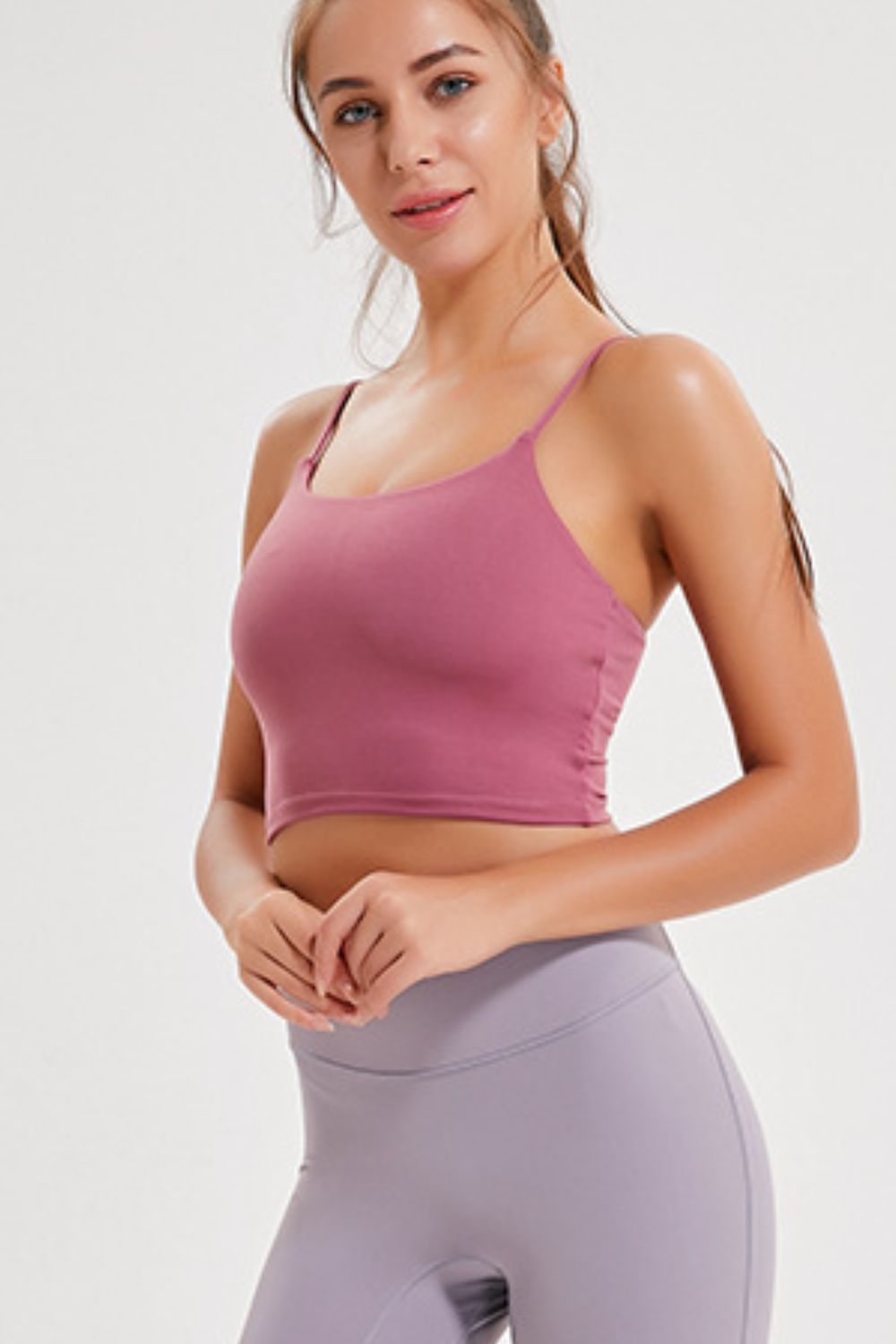 Honeybee Mumford's Feel Like Skin Scoop Neck Sports Cami