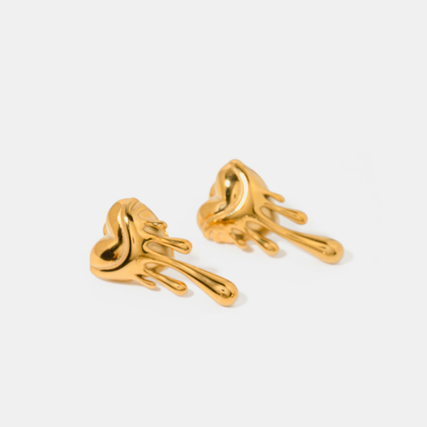 honeybee Mumford's Heart Shape 18K Gold-Plated Earrings