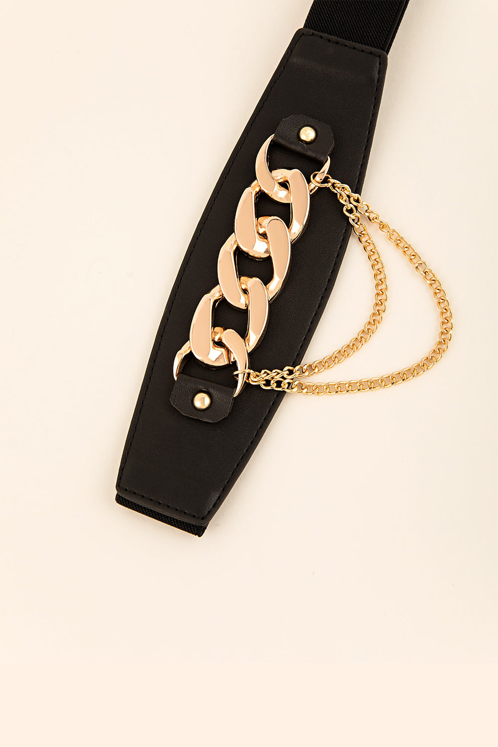 Honeybee Mumford's Chain Detail Leather Belt