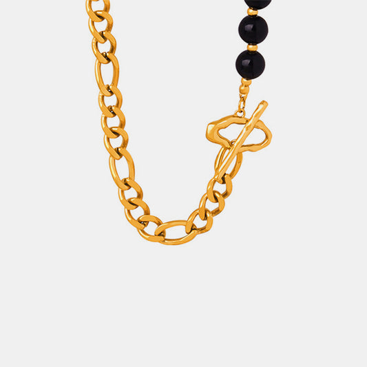 honeybee Mumford's Bead Detail Chunky Chain Necklace