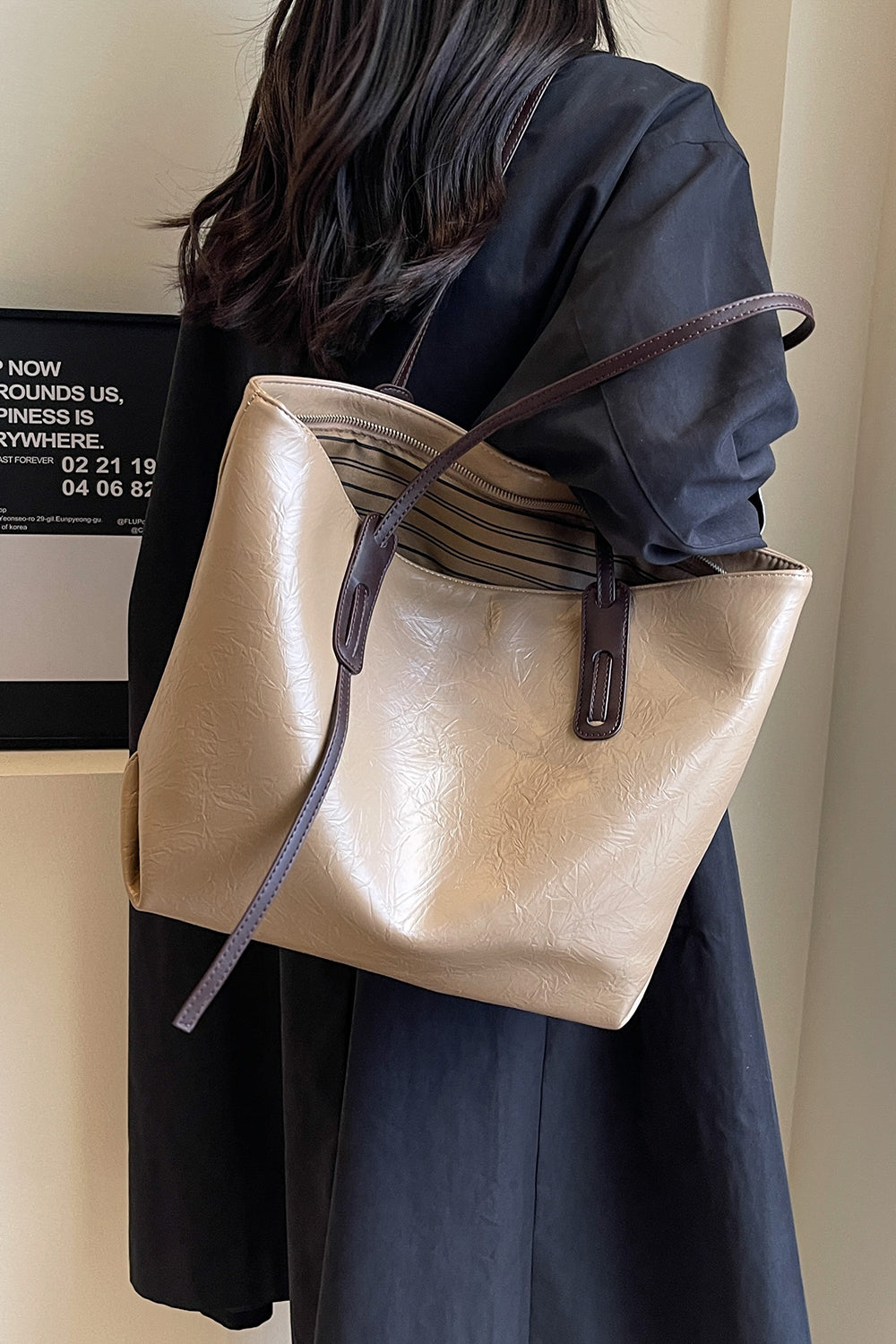 Honeybee Mumford's Leather Tote Bag