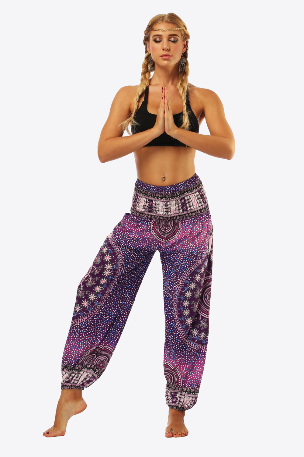 honeybee Mumford's Light Indigo Bohemian Pocket Pants