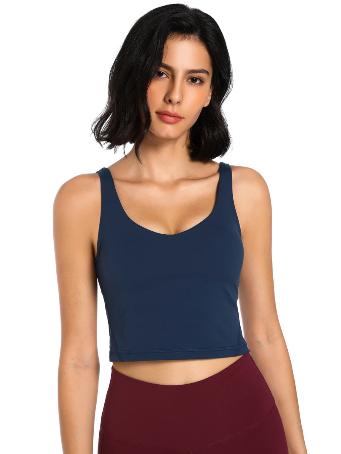 Honeybee Mumford's Scoop Neck Wide Strap Active Tank