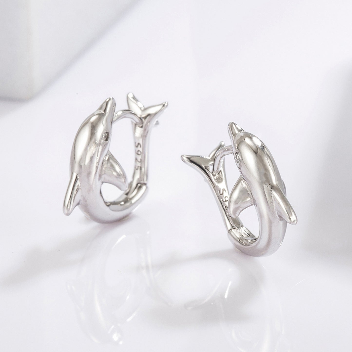 honeybee Mumford's Sterling Silver Dolphin Earrings