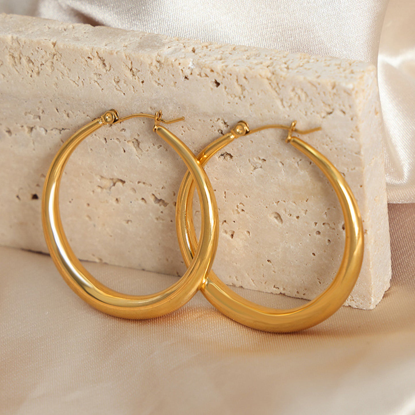 honeybee Mumford's 18K Gold-Plated Hoop Earrings