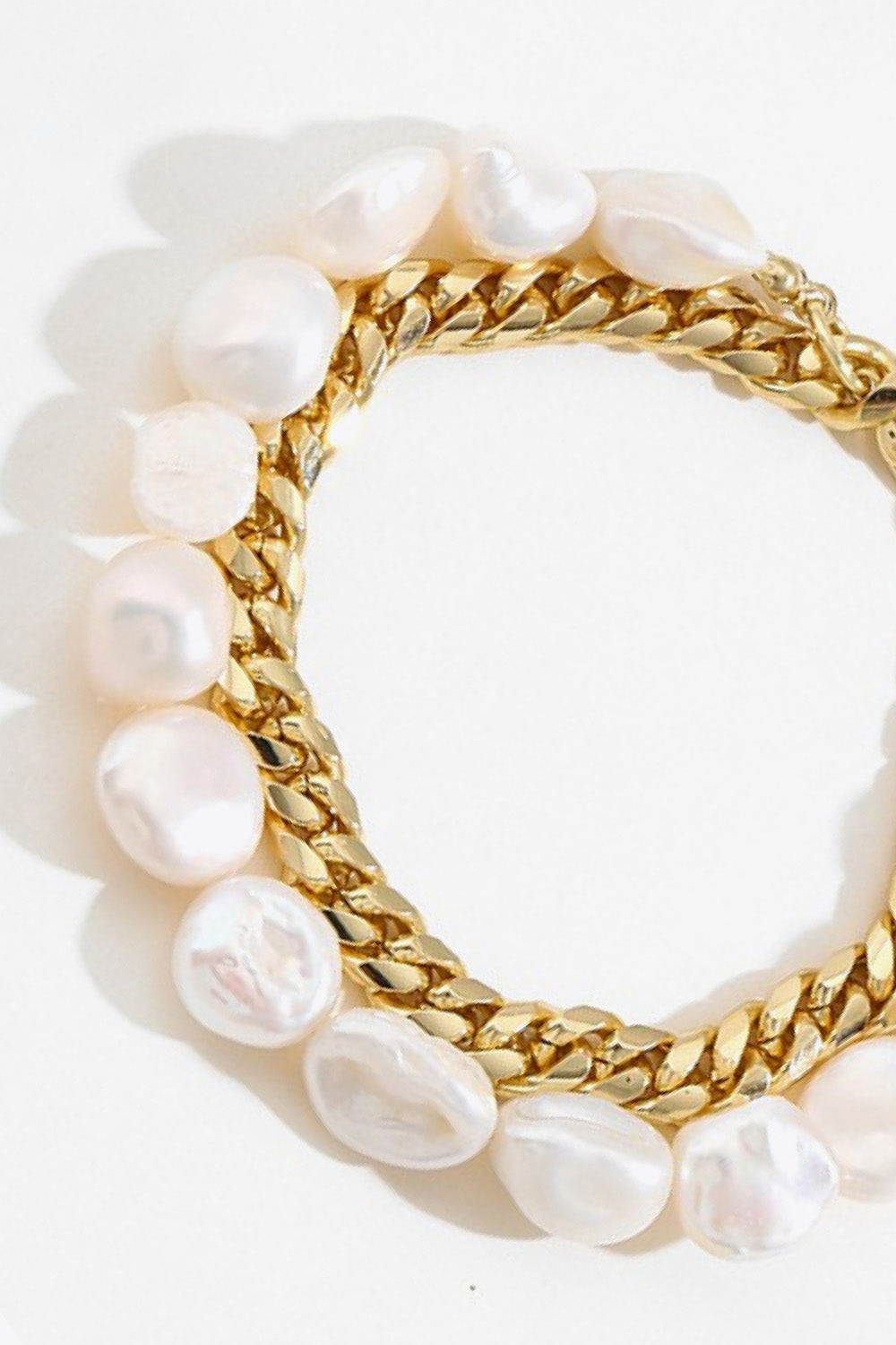 honeybee Mumford's Two-Tone Double-Layered Bracelet