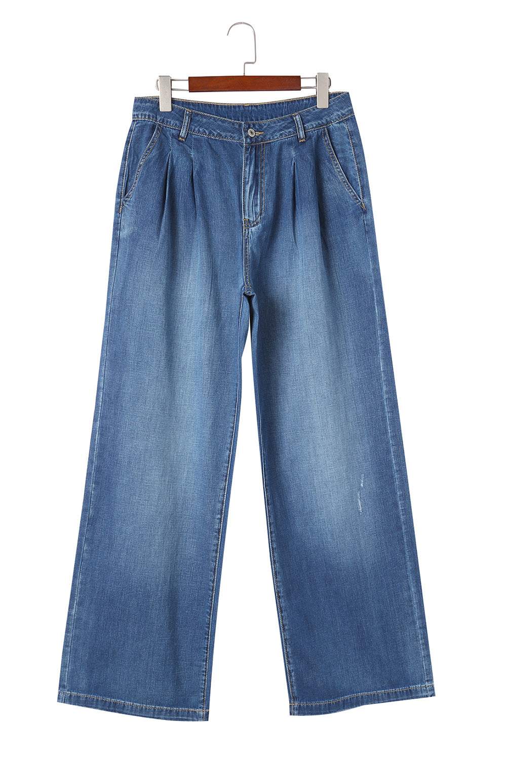 Honeybee Mumford's Blue Slouchy Wide Leg Jeans