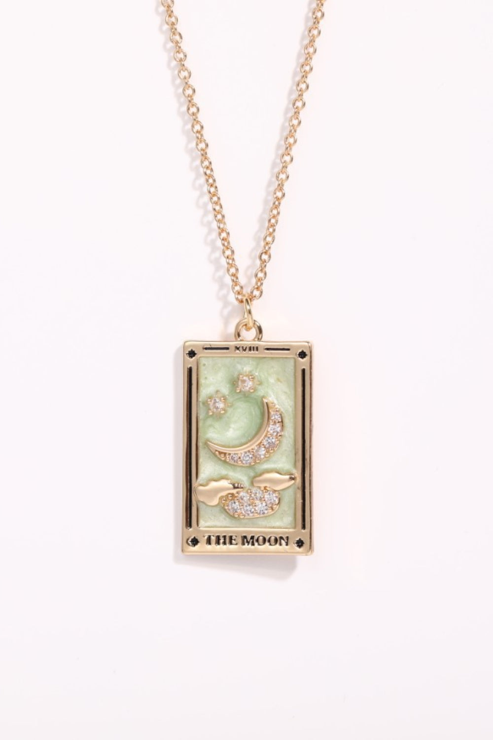 Honeybee Mumford's Tarot Card Pendant Necklace