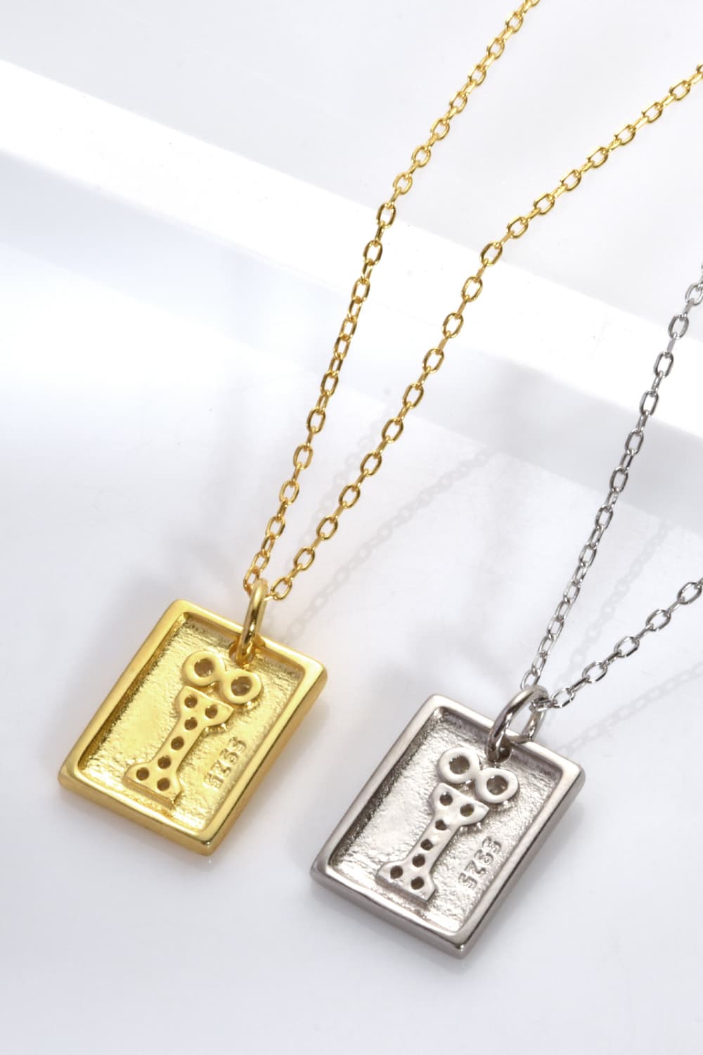 Honeybee Mumford's Rectangle Pendant Necklace