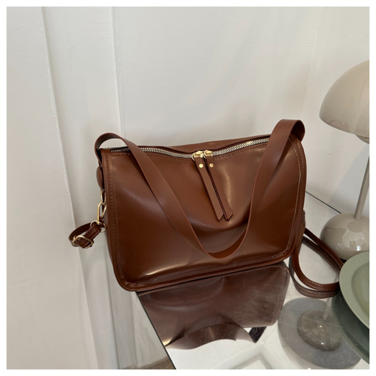 Honeybee Mumford's Leather Shoulder Bag