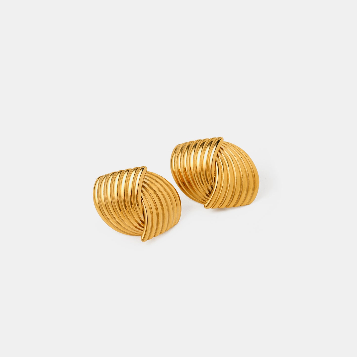 honeybee Mumford's Texture Stud Earrings