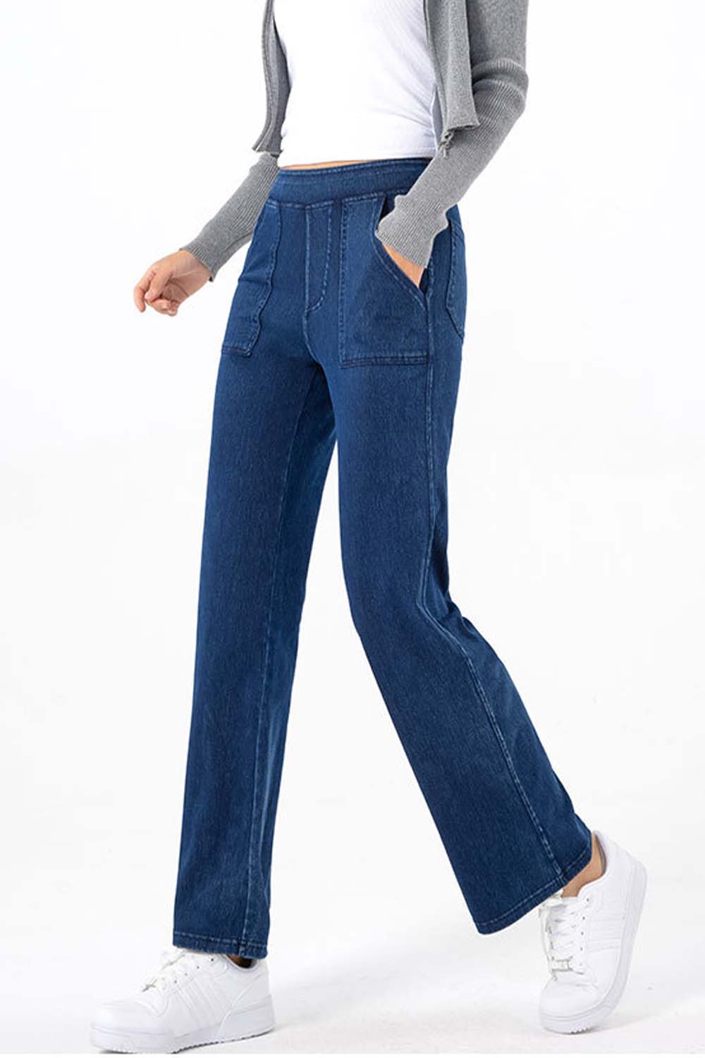 Honeybee Mumford's Pocketed Long Jeans