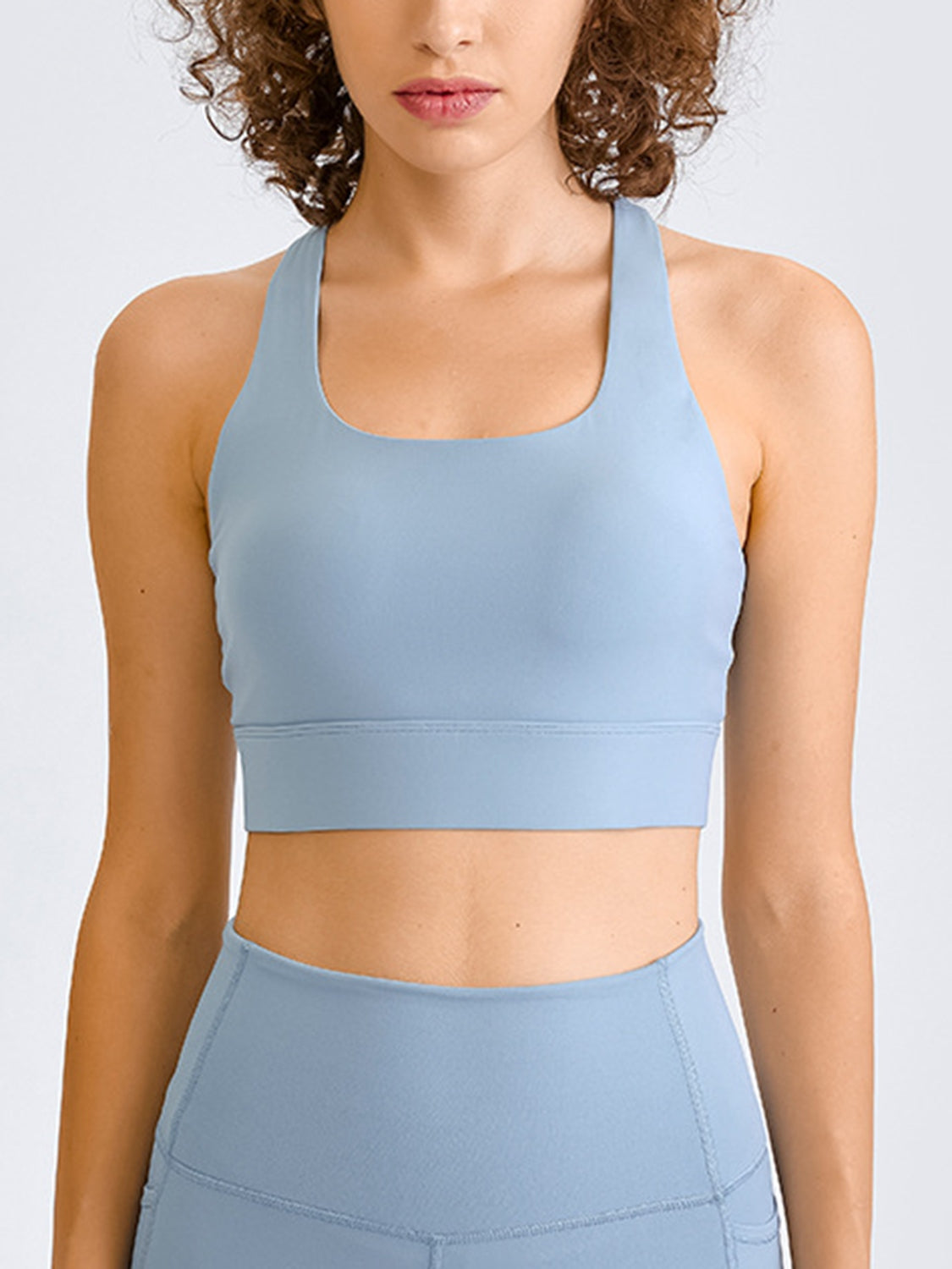 Honeybee Mumford's Double Take Square Neck Racerback Cropped Tank