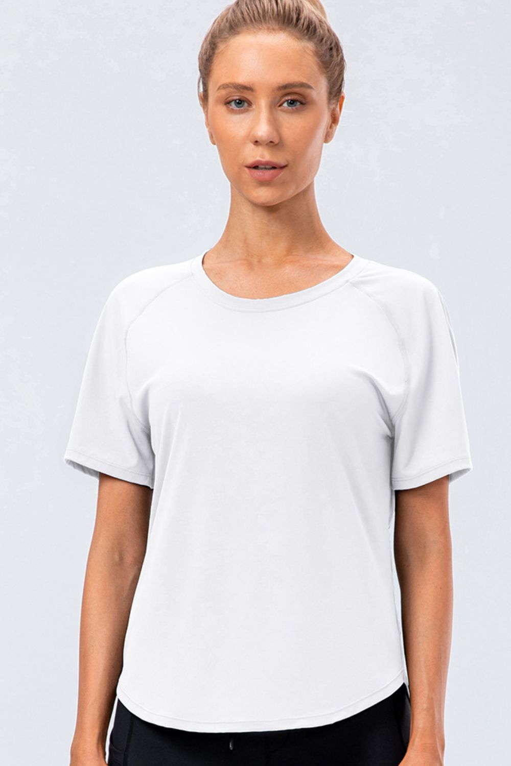 Honeybee Mumford's Round Neck Raglan Sleeve Active Tee