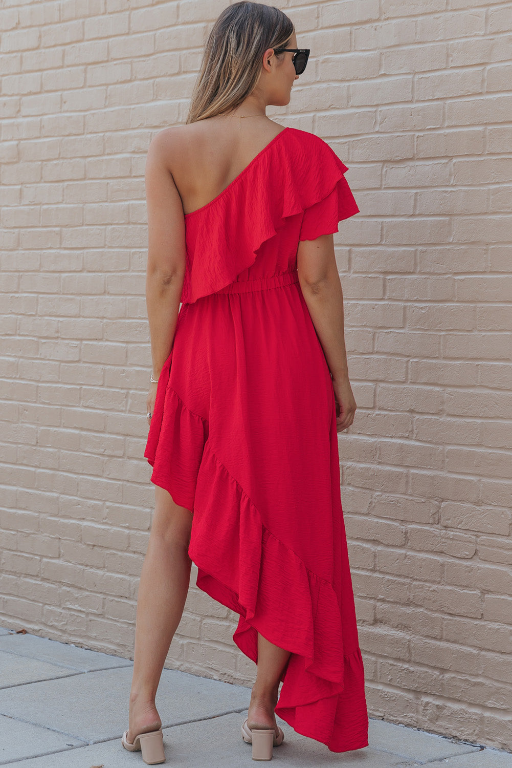 Honeybee Mumford's One-Shoulder Asymmetrical Dress