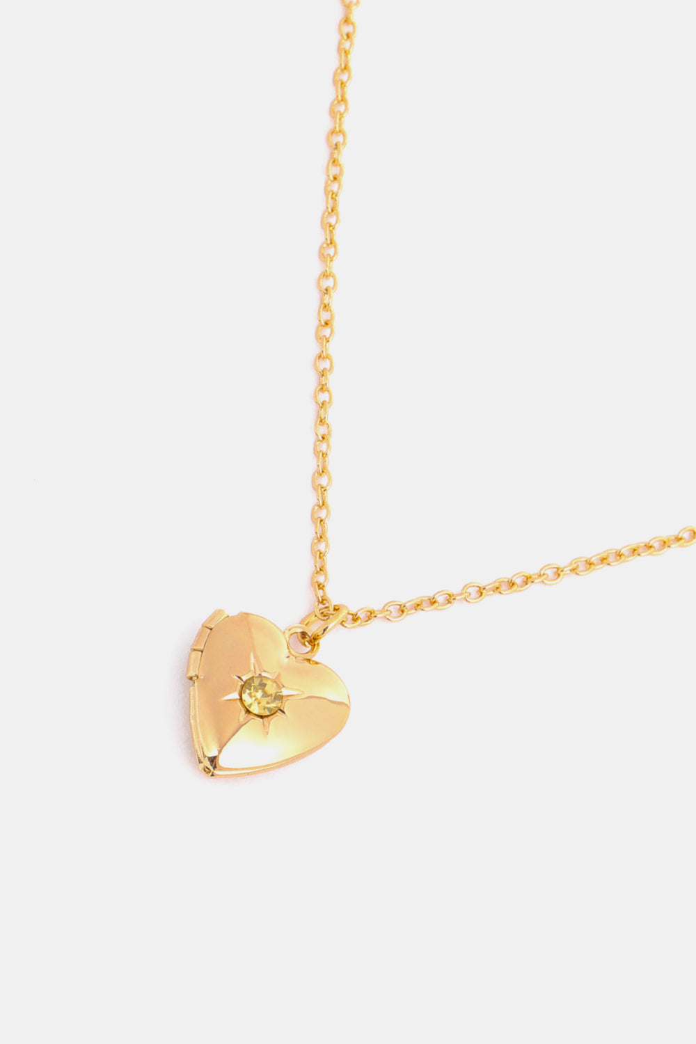 Honeybee Mumford's Heart Shape 14K Gold-Plated Pendant Necklace