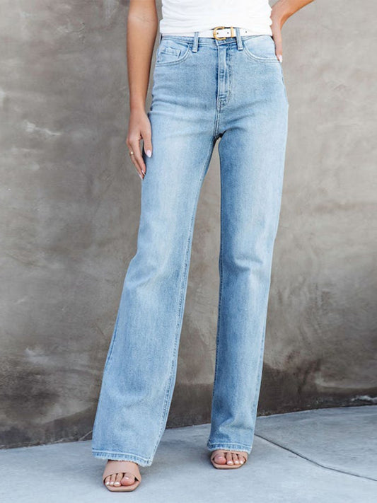 Honeybee Mumford's Washed Straight Leg Jeans