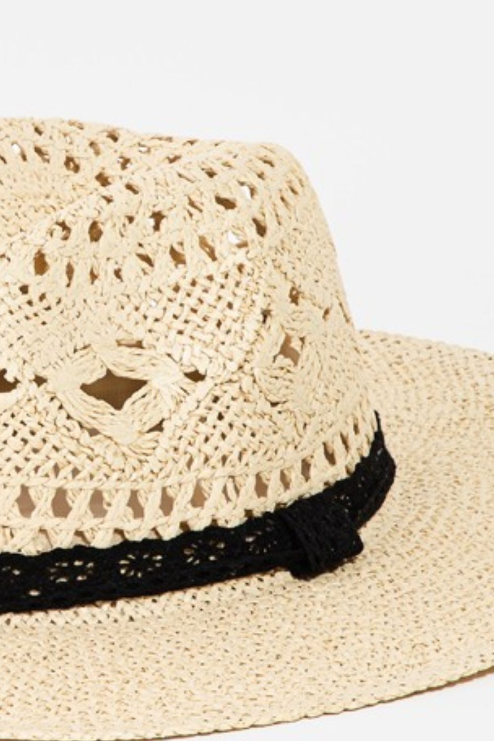 Honeybee Mumford's Openwork Lace Detail Wide Brim Hat