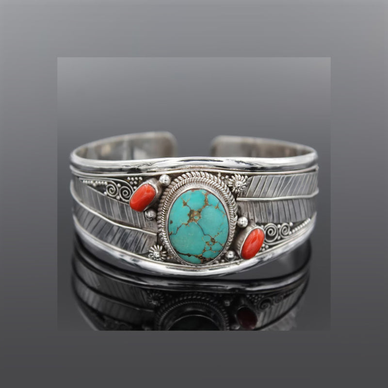 Honeybee Mumford's Turquoise Open Bracelet