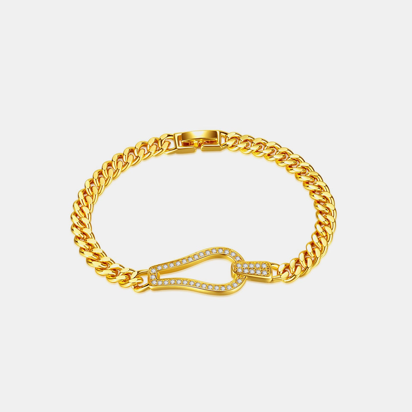 honeybee Mumford's Gold-Plated Inlaid Bracelet