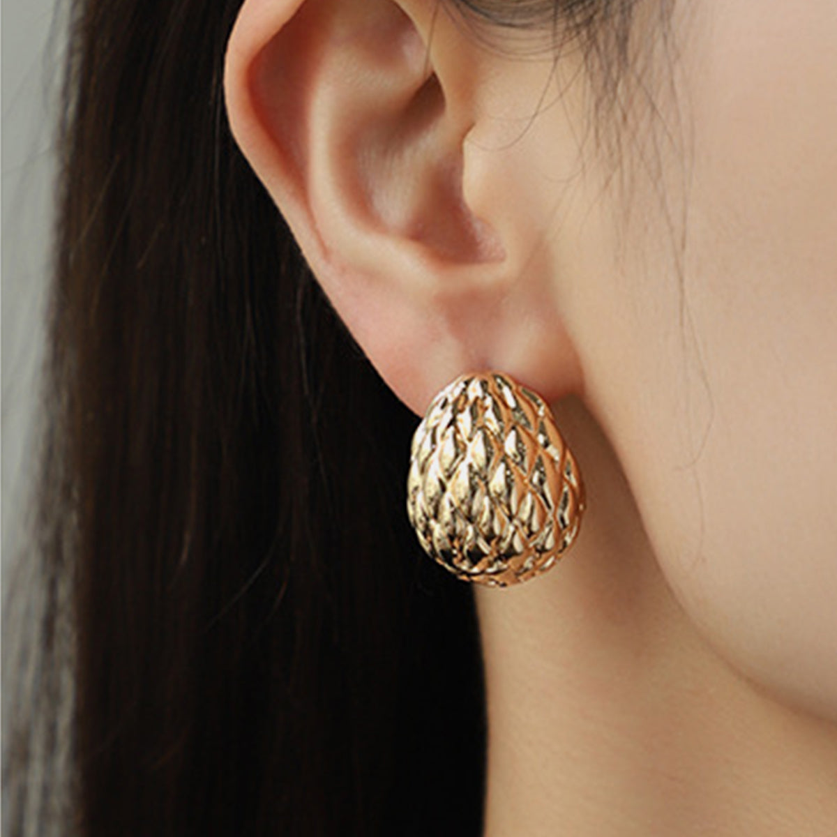 honeybee Mumford's Gold-Plated Stud Earrings