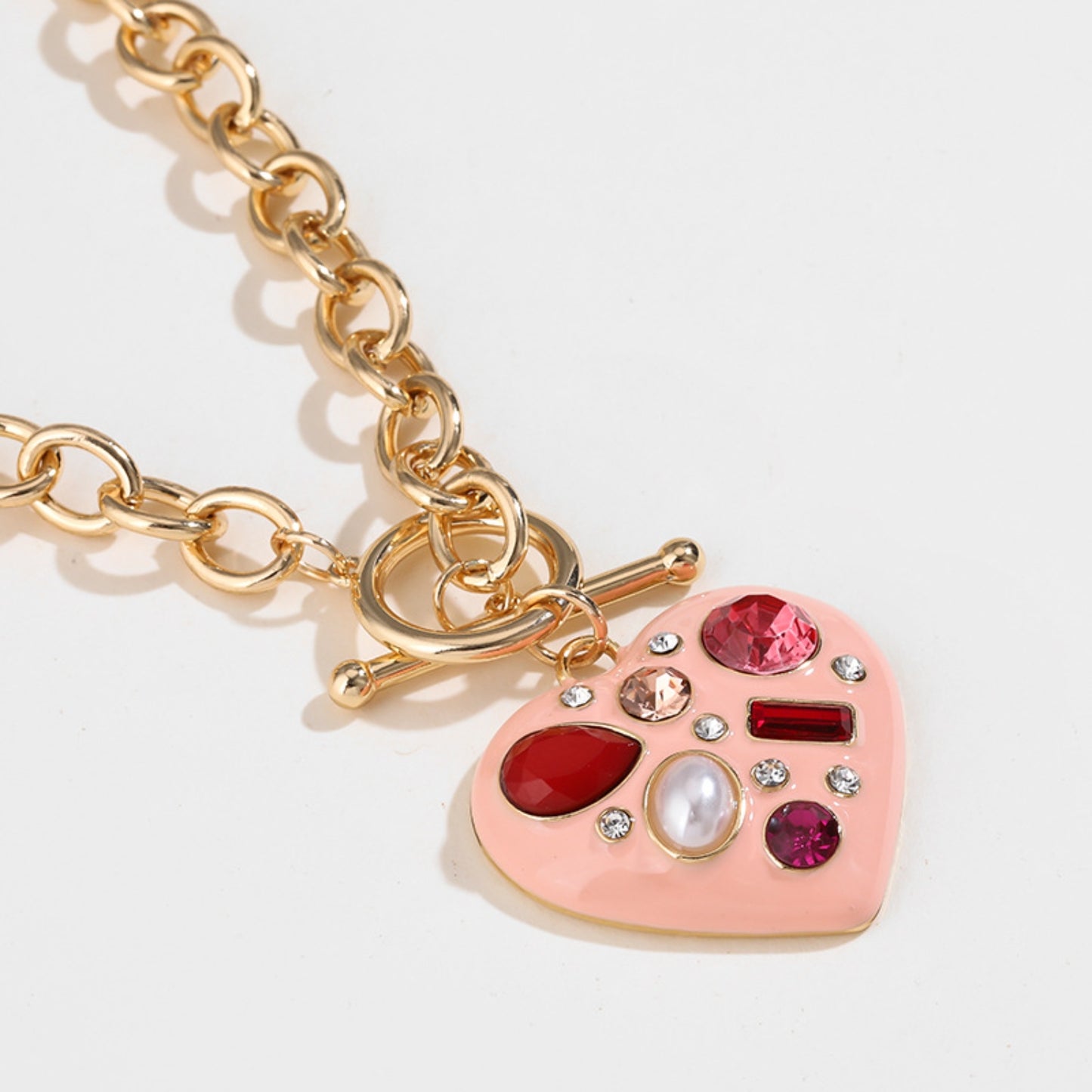 honeybee Mumford's Heart Pendant Necklace