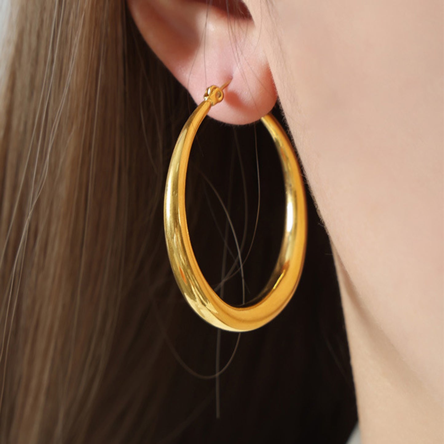 honeybee Mumford's 18K Gold-Plated Hoop Earrings