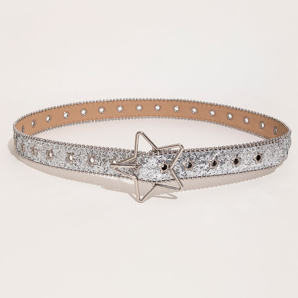 Honeybee Mumford's Leather Star Shape Buckle Belt