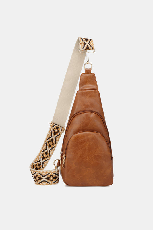 honeybee Mumford's Leather Sling Bag