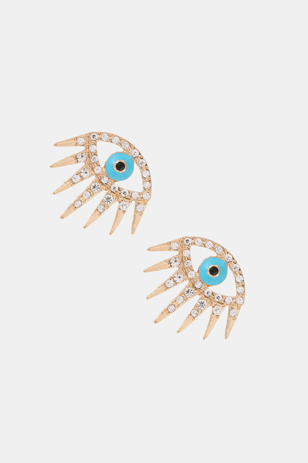 honeybee Mumford's Evil Eye Rhinestone Earrings