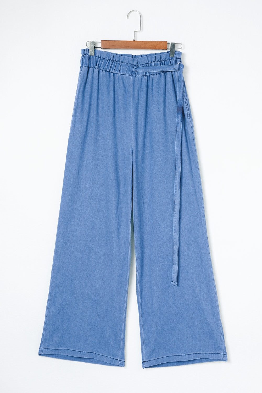 Honeybee Mumford's High Waist Pocketed Wide Leg Tencel Jeans