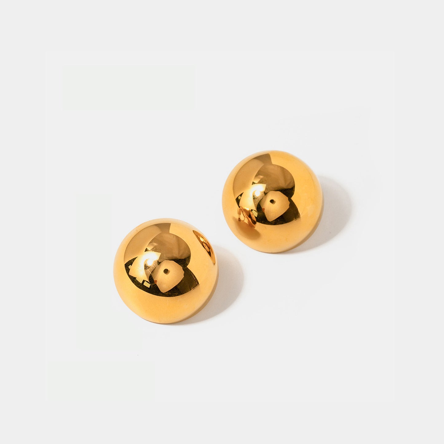 honeybee Mumford's Hemispherical Clip On Earrings