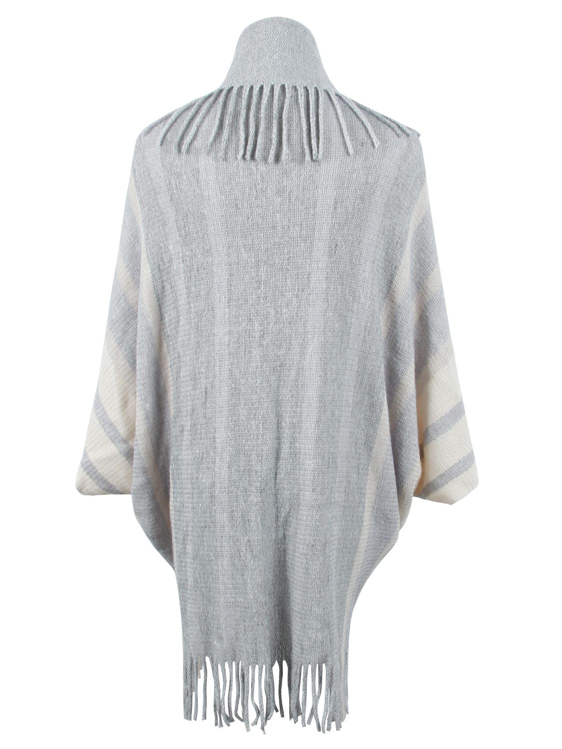 Honeybee Mumford's Fringe Detail Open Front Poncho