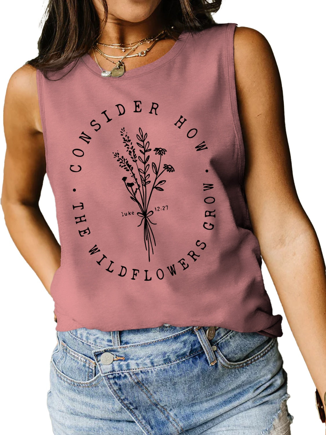 Honeybee Mumford's Graphic Round Neck Tank