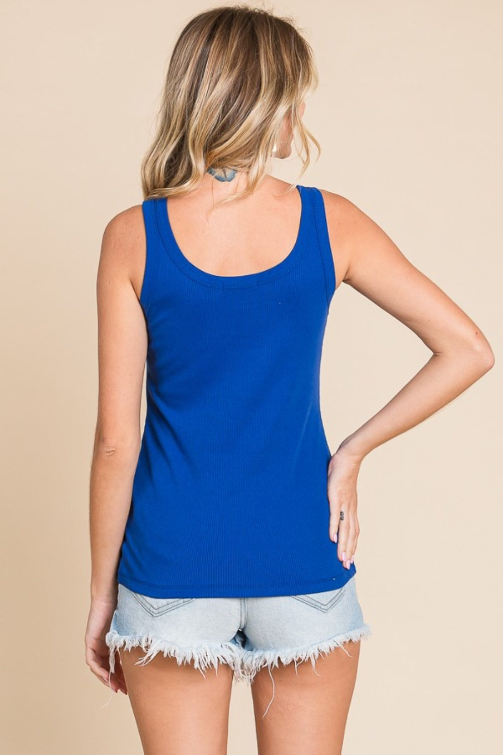 Honeybee Mumford's Full Size Ribbed Scoop Neck Tank