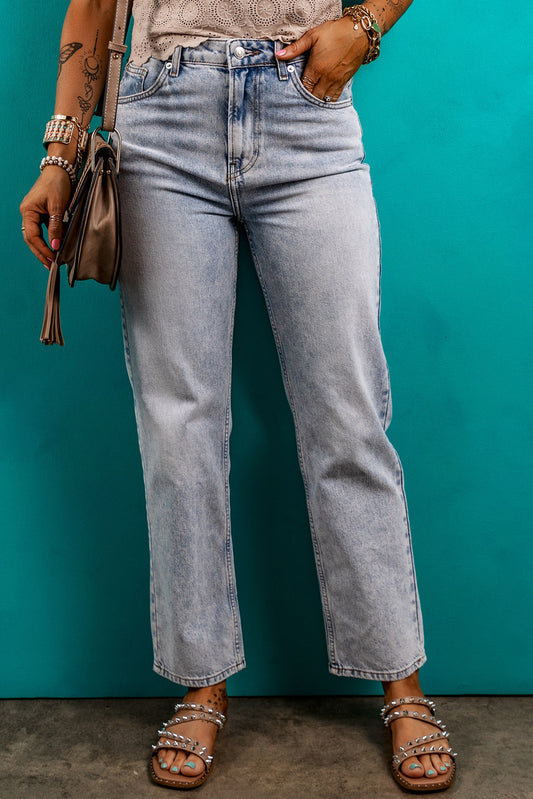 Honeybee Mumford's Pocketed Mid-Rise Waist Jeans