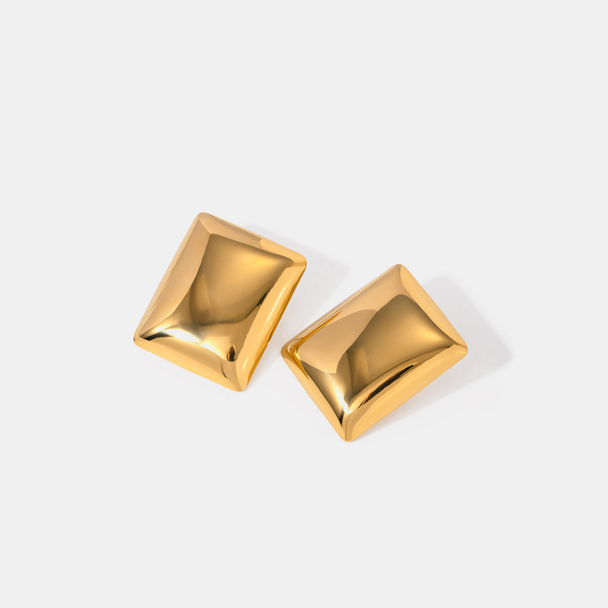 honeybee Mumford's Rectangular Stud Earrings