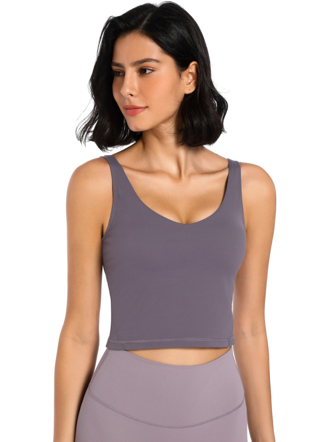 Honeybee Mumford's Scoop Neck Wide Strap Active Tank