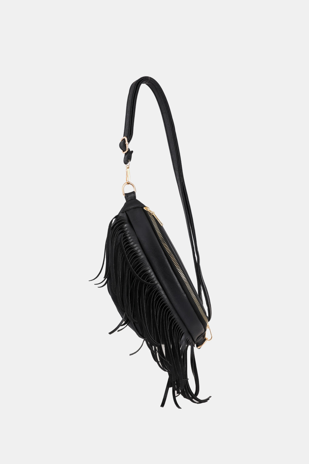 honeybee Mumford's Fringed Leather Sling Bag