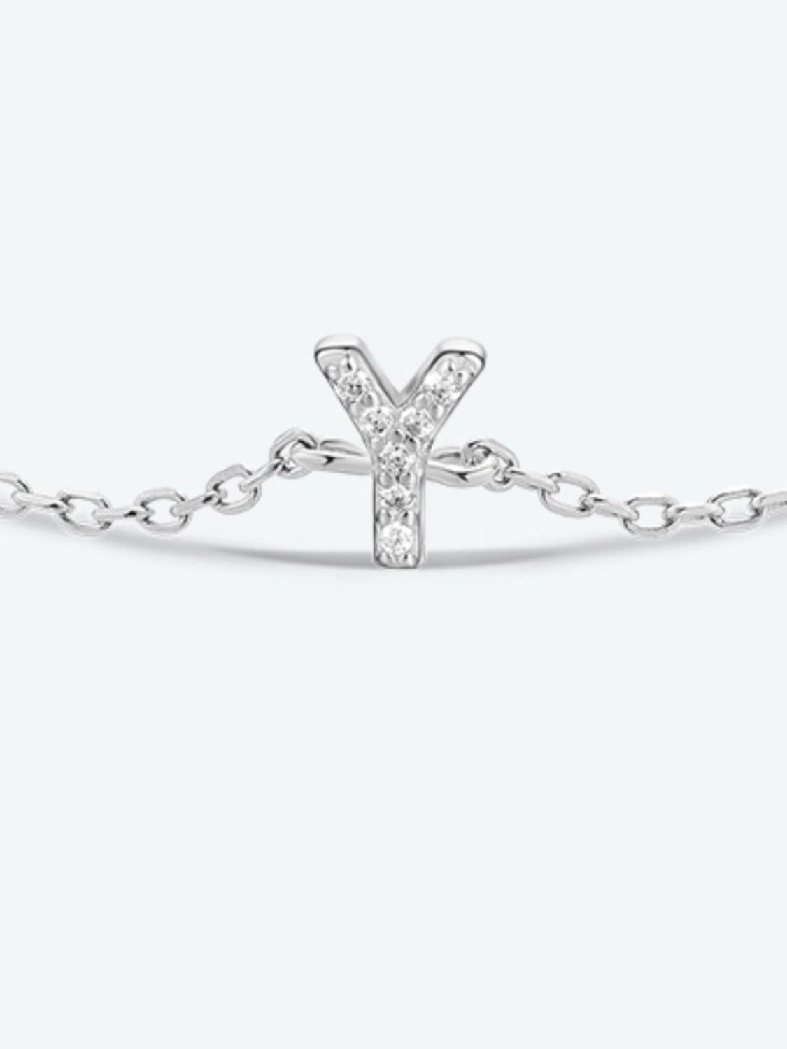 Honeybee Mumford's V To Z Sterling Silver Bracelet