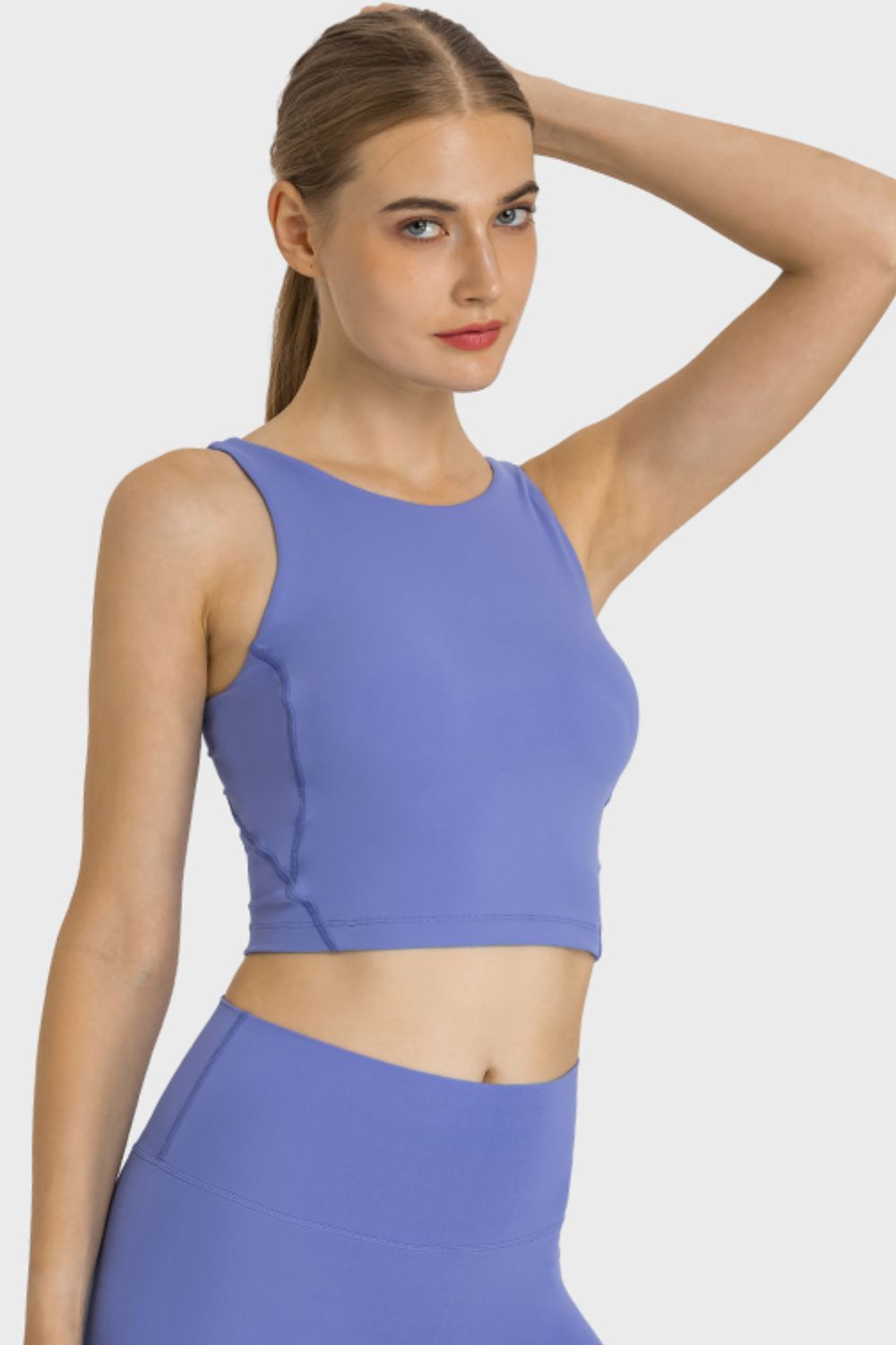 Honeybee Mumford's Feel Like Skin Highly Stretchy Cropped Sports Tank