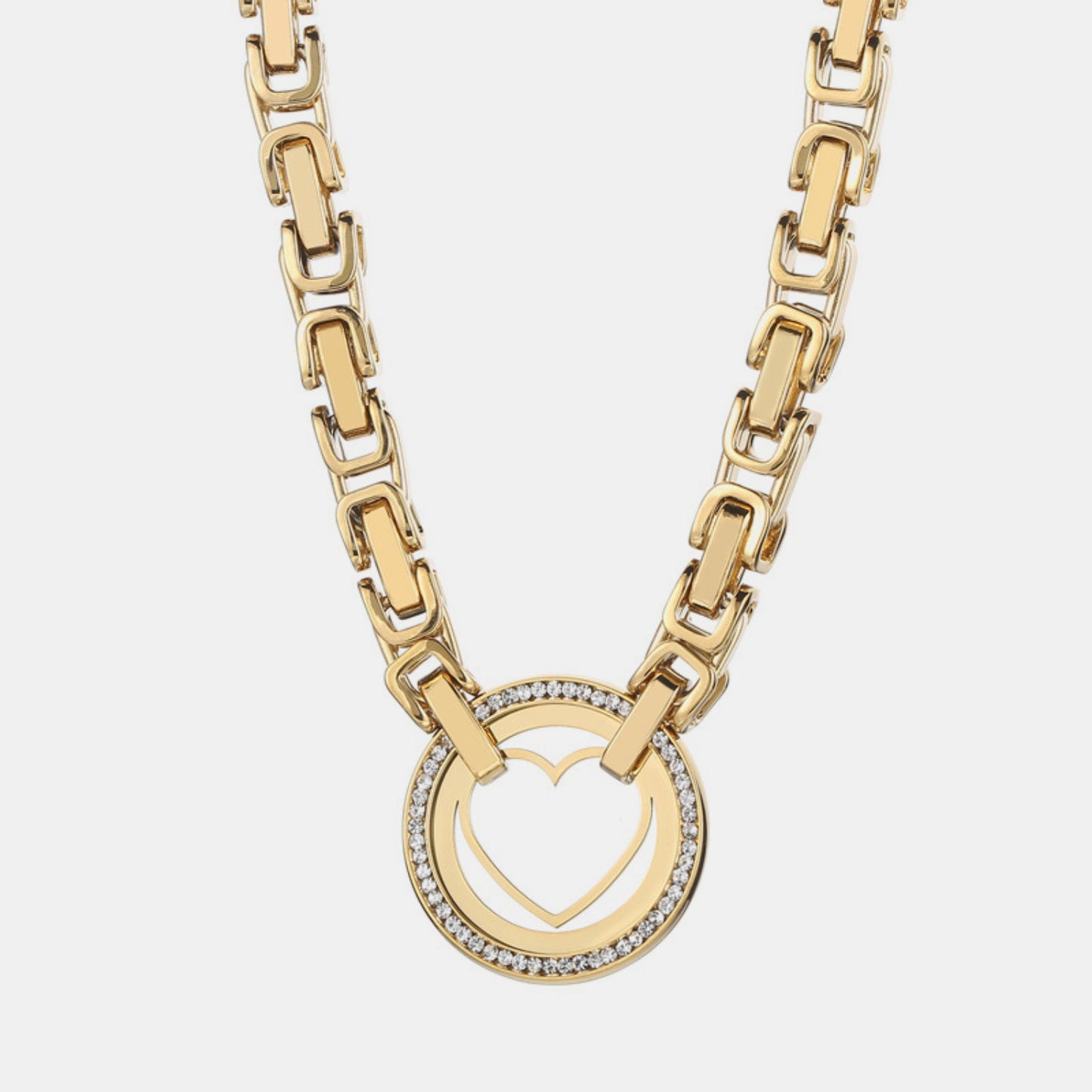 honeybee Mumford's Cutout Heart Shape Chain Necklace