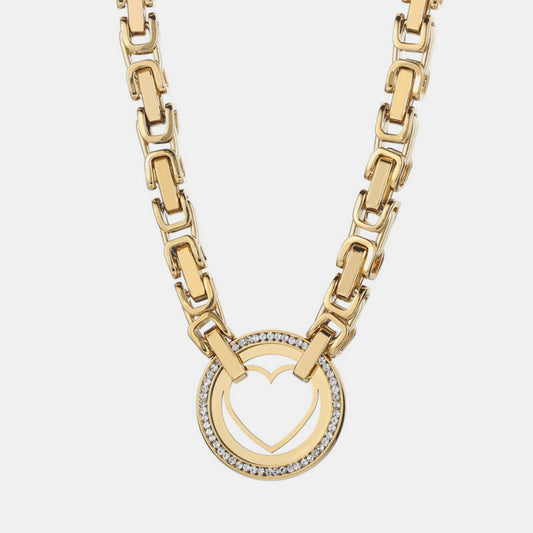 honeybee Mumford's Cutout Heart Shape Chain Necklace