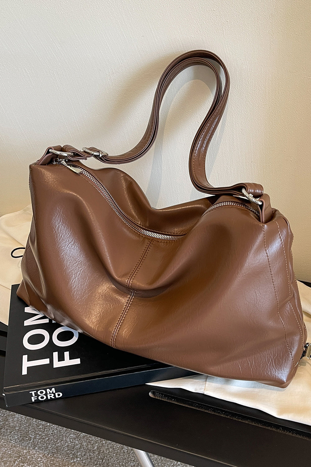 Honeybee Mumford's Leather Shoulder Bag