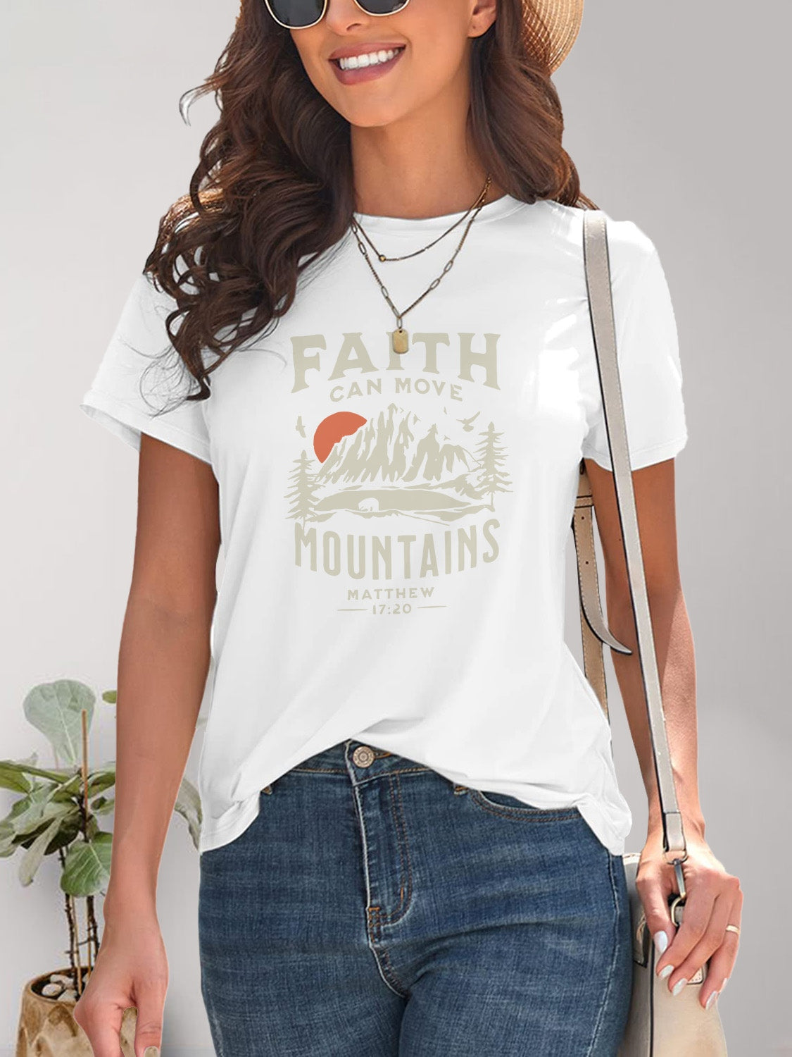 Honeybee Mumford's Graphic Round Neck Short Sleeve T-Shirt